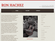 Tablet Screenshot of guitarsbyronhachez.com
